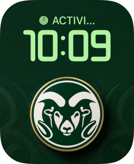 Colorado State watch face preview for Apple Watch