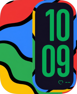 Contour Waves Apple Watch face - Art