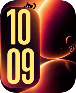 Cosmic Stowaways watch face preview image for Apple Watch