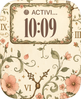 Cottage Clock watch face preview for Apple Watch