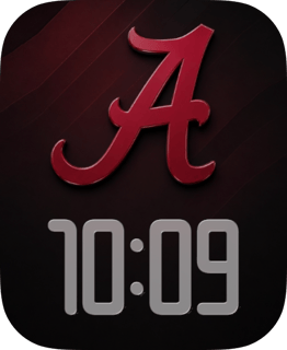 Crimson Tide watch face preview for Apple Watch