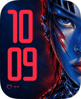 Cyber Gaze watch face preview image for Apple Watch
