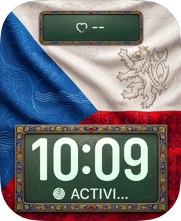 Czechia Flag watch face preview for Apple Watch