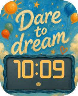 Dare to Dream watch face preview for Apple Watch