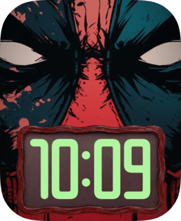 Dark Anime Rift watch face preview for Apple Watch