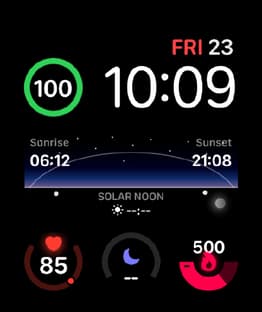 Daylight watch face preview image for Apple Watch