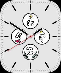 Dear Diary watch face preview image for Apple Watch