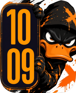 Duck Trouble watch face preview image for Apple Watch
