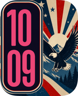 Eagle Sunrise watch face preview for Apple Watch