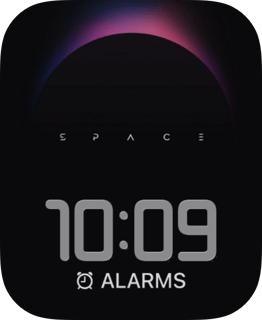 Eclipse Space watch face preview for Apple Watch