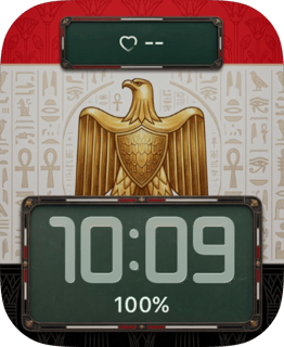 Egypt Flag watch face preview for Apple Watch