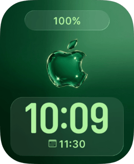 Emerald Charge watch face preview for Apple Watch