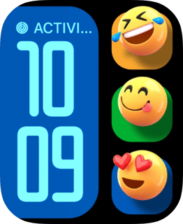 Emoji Stack Apple Watch face - Art