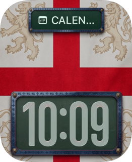 England Flag watch face preview for Apple Watch