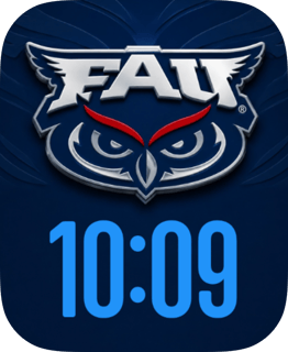 FAU Owls watch face preview for Apple Watch