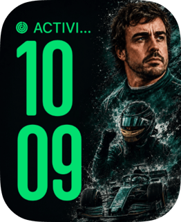 Fernando Alonso Apple Watch face - Sports