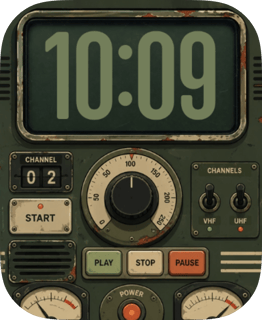 Field Radio watch face preview for Apple Watch