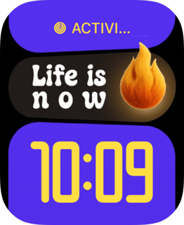 Flame Now Apple Watch face - Just for Fun
