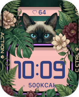 cat watch face preview for Apple Watch