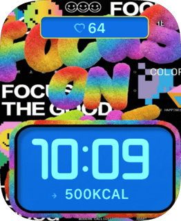 Focus On watch face preview for Apple Watch