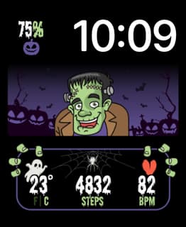Frankie Lab Duo watch face preview for Apple Watch
