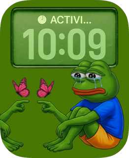 Pepe Meadow watch face preview for Apple Watch