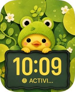 Frog Pond Duckling watch face preview for Apple Watch