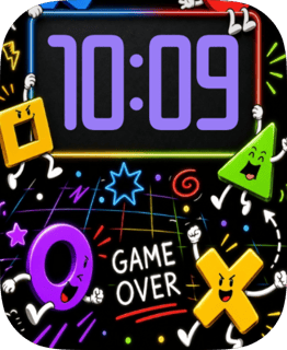 Game Over watch face preview image for Apple Watch