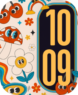 Garden Eyes watch face preview for Apple Watch