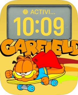 Garfield Gold watch face preview for Apple Watch