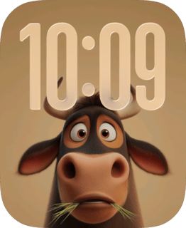 Gentle Grazer watch face preview image for Apple Watch
