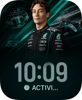 George Russell Apple Watch face - Sports