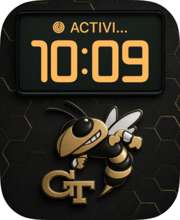 Georgia Tech watch face preview for Apple Watch
