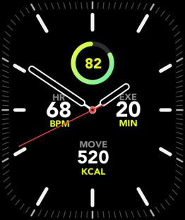 Get a Move On watch face preview image for Apple Watch