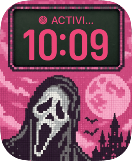 Ghost Call watch face preview for Apple Watch