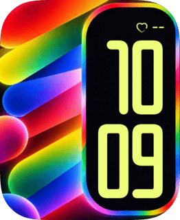 Gloss Tubes Apple Watch face - Art