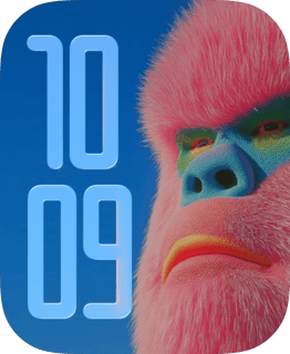 Gorilla Glare watch face preview image for Apple Watch