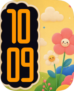 Happy Bloom watch face preview for Apple Watch
