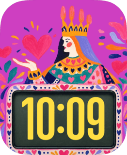 Heart Queen Apple Watch face - Art