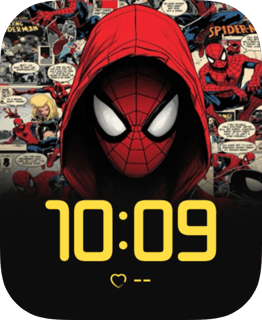 Hooded Spider-Man Apple Watch face - Movies and TV
