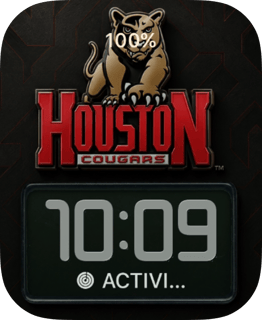 Houston Cougars watch face preview for Apple Watch