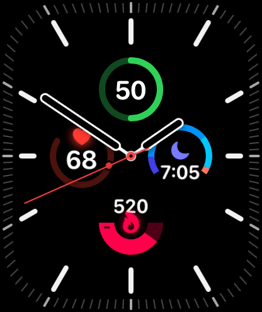 In Your Stride watch face preview image for Apple Watch
