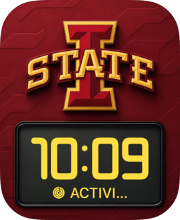Iowa State watch face preview for Apple Watch