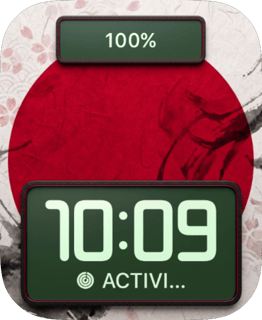 Japan Flag watch face preview for Apple Watch