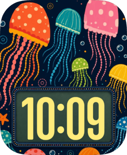 Jelly Drift watch face preview for Apple Watch