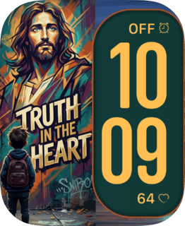 Jesus Truth watch face preview for Apple Watch