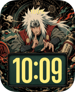 Jiraiya Sage Scroll watch face preview for Apple Watch