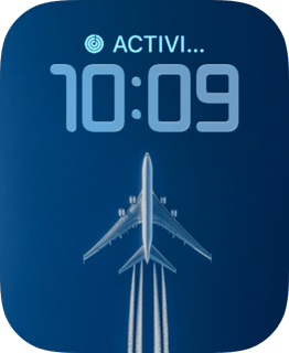 Jumbo Jet Apple Watch face - Travel and Cities