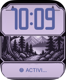 Lavender Pines Apple Watch face - Nature