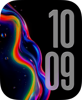 Liquid Prism watch face preview image for Apple Watch